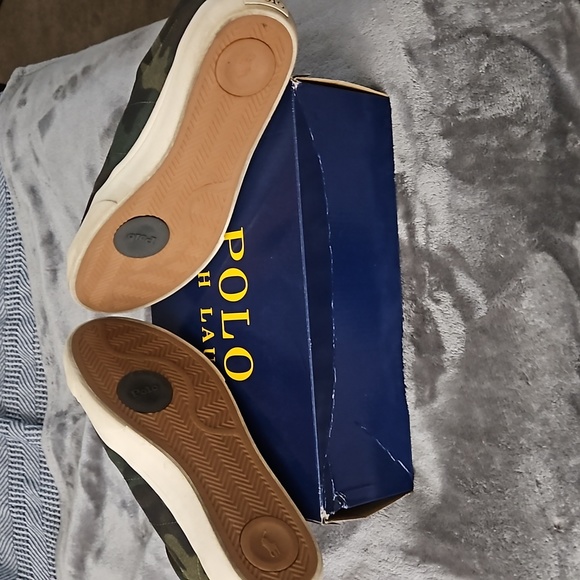 Polo Ralph Lauren Canvas Camo Sneakers.Great Condition,Only Worn 3 Times. - Picture 6 of 7